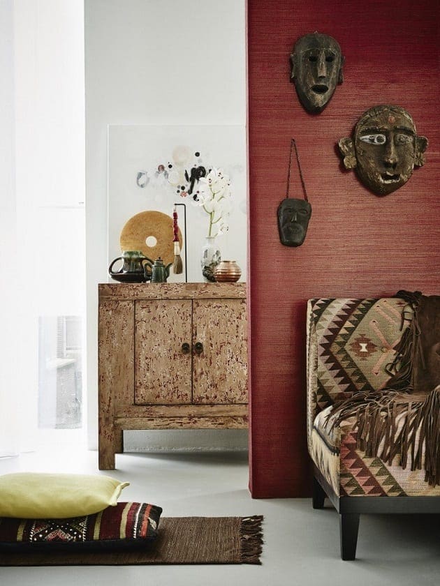 Etnisch interieur