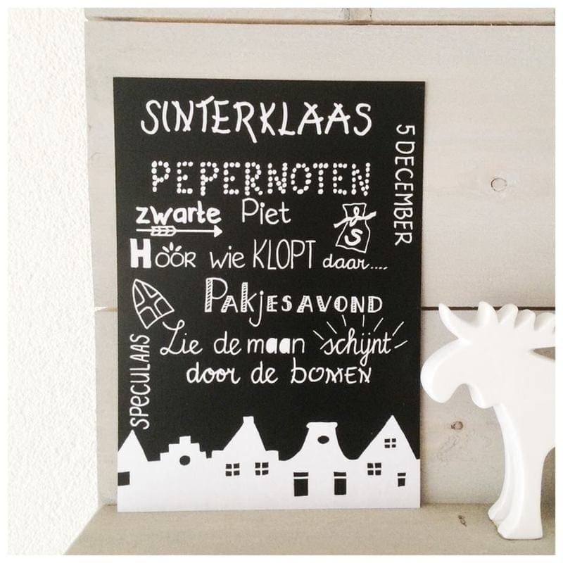 Sinterklaas handlettering