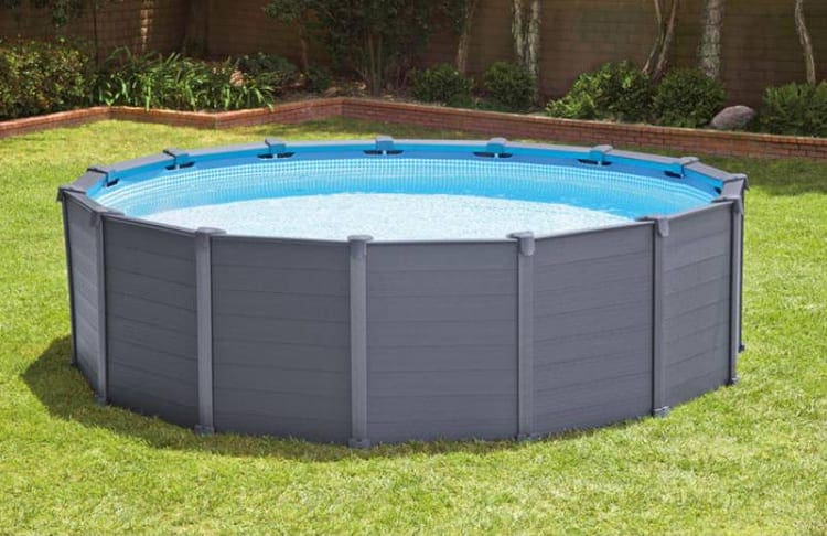 Intex zwembad met omheining