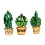 Kerstballen set cactussen